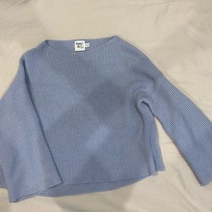 Blue princess polly cropped sweater size S/XS